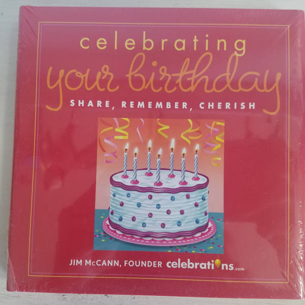 JIM McCANN "CELEBRATING BIRTHDAY" BOOK