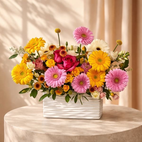 Sunrise Garden Flower Arrangement