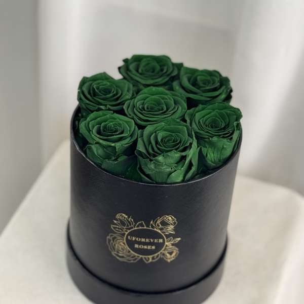 Forever Roses in Green