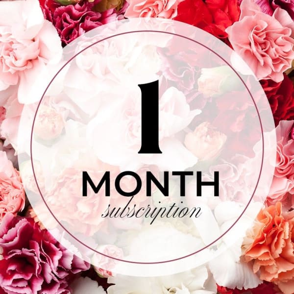 Weekly Flower Subscription - 1 Month
