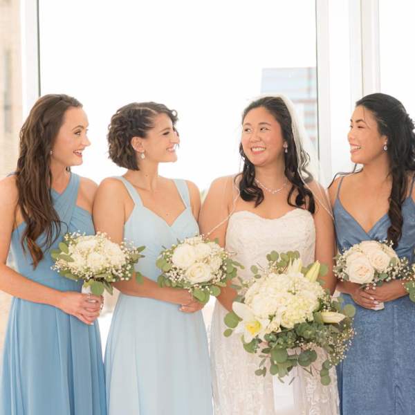 Bridesmaids Bouquet (Purity of love) Wedding