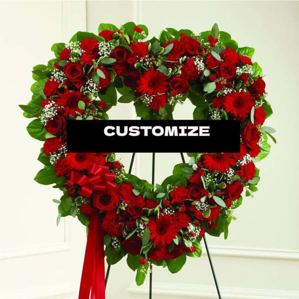 Custom Sympathy Heart