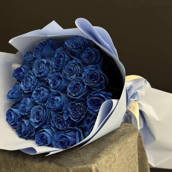25 Blue roses