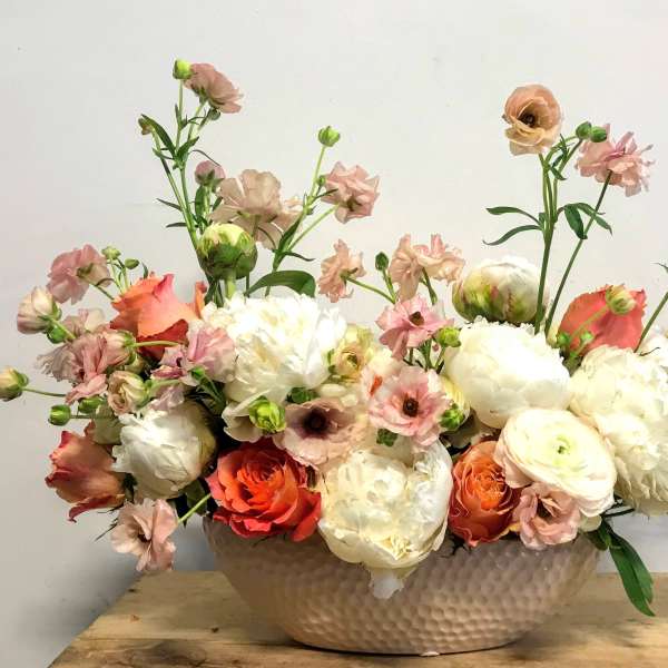 Elegant bowl of cream