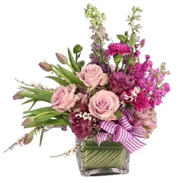 PURE RADIANCE FLOWER ARRANGEMENT