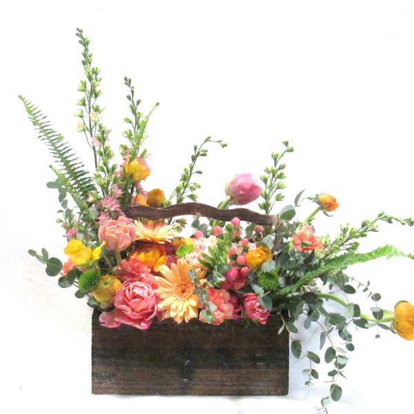 Bright Spring Garden toolbox