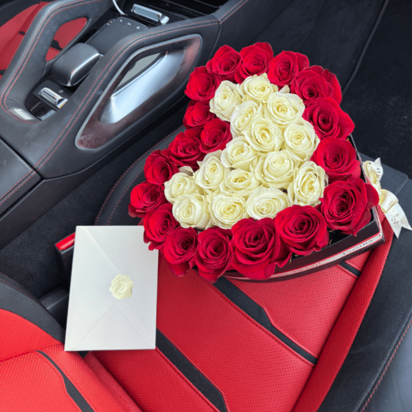 Red and ivory love box