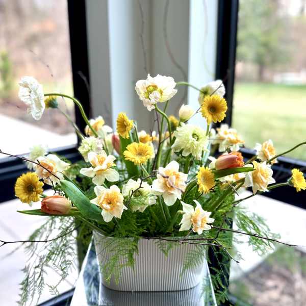 Easter Flower Centerpiece
