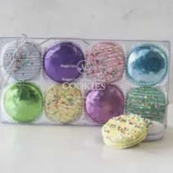 Spring 8pc Chocolate Covered Cookies