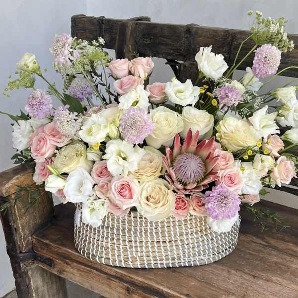 Protea Flower Basket