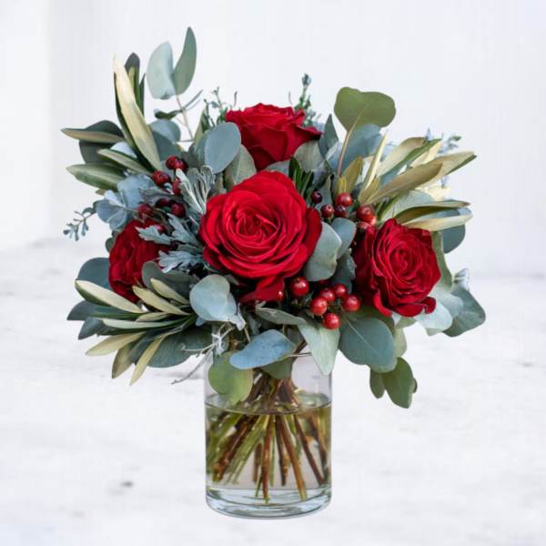 Half Dozen Rose Arrangement