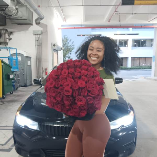 200 red rose bouquet