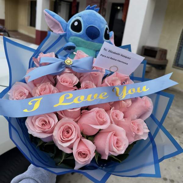 Stitch Plushie bouquet