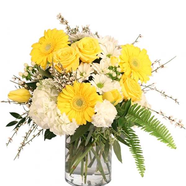 ARTISTIC CREAM & HONEY FLOWER ARRANGEMENT