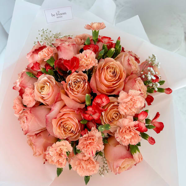 Sunset Roses Bliss Bouquet
