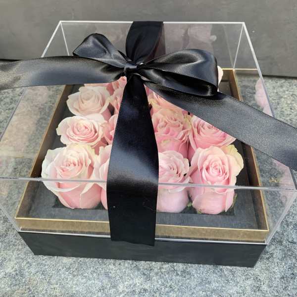 Blush pink box