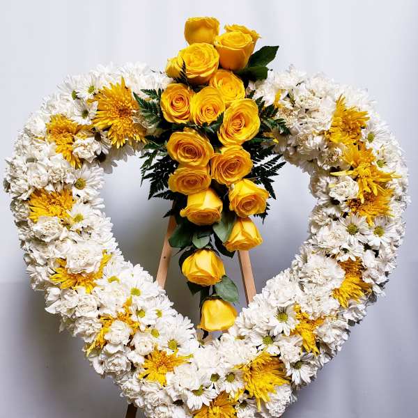 Yellow Rose Heart