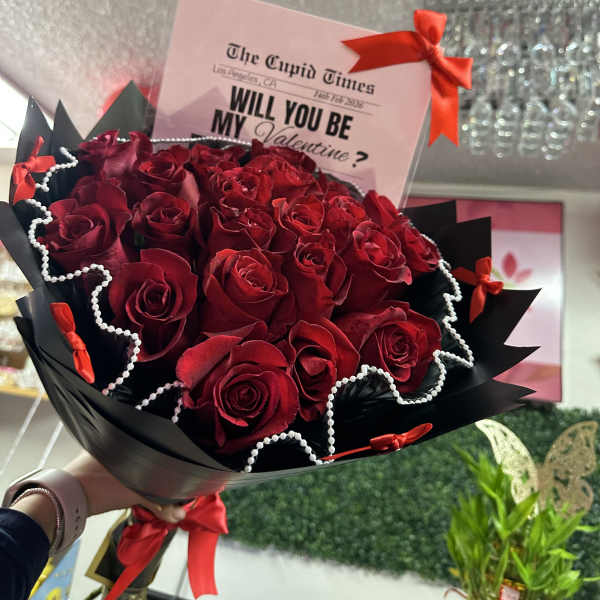 Will you be my valentine? Bouquet