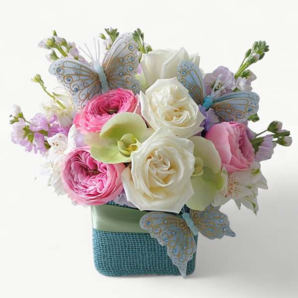 Lavender And Vanilla Rose And Orchid Blossoms Condolences Beauty Designer's Choice