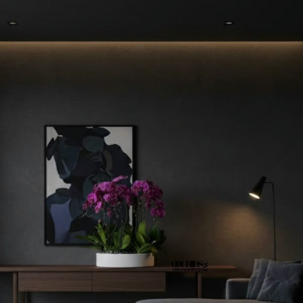 Purple Phalaenopsis Orchid – Refined Tabletop Display