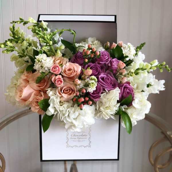 Matilda - Roses, Snap Dragon, Lisianthus, Hypericum Berries and more!