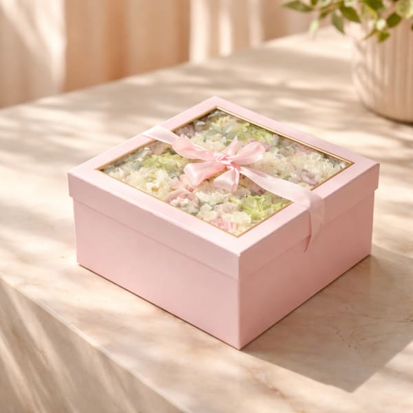 Blush Garden Flower Gift Box
