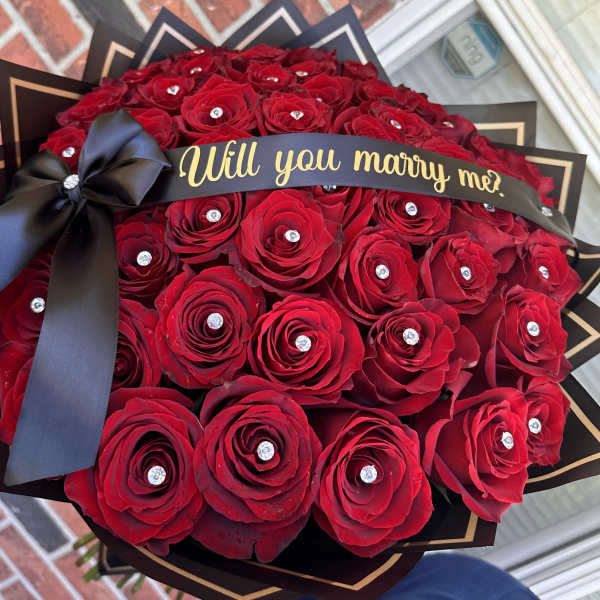 Will you marry me bouquet