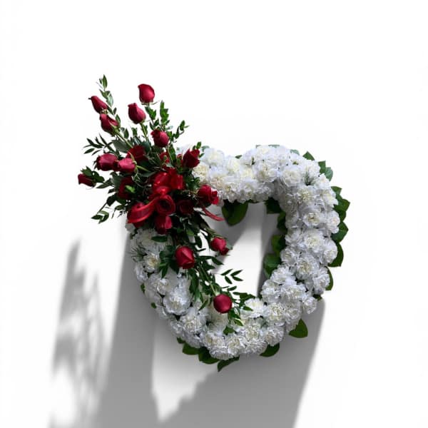 With All My Heart Standing Spray