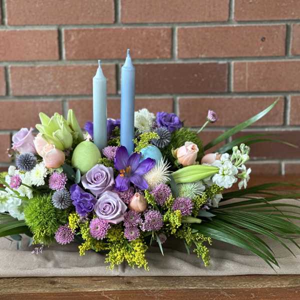 Easter Lily Traditional Centerpiece