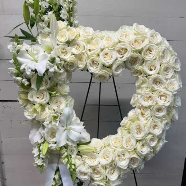 Eternal Love Heart Wreath