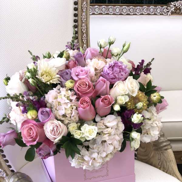 Emma - Roses, Spray Roses, Hydrangeas and Snap Dragon