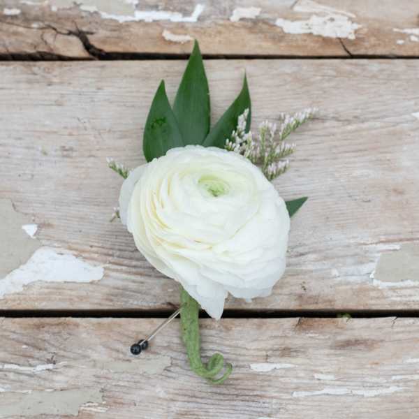 Ranunculus Prom Boutonniere