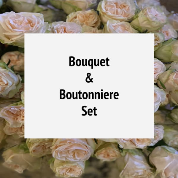 Prom Bouquet and Classic Boutonniere Set