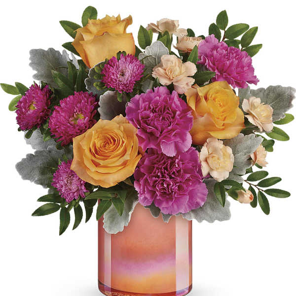 Teleflora's Perfect Spring Peach Bouquet