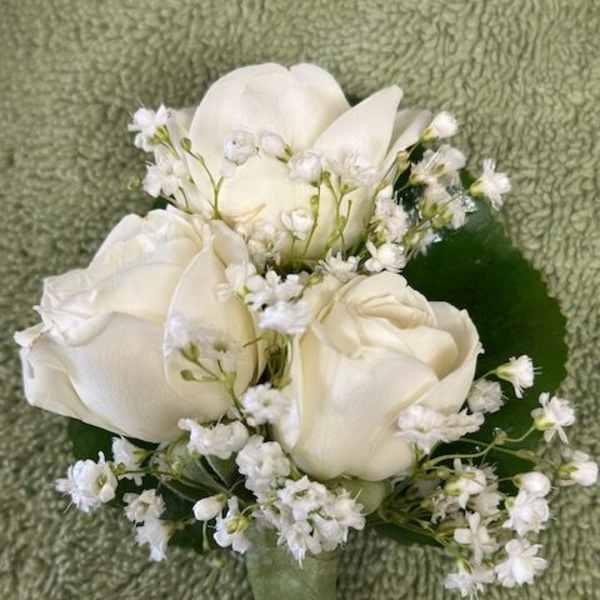 White Boutonniere