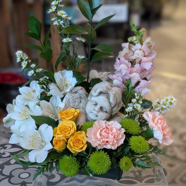 Angelic Stone Statue