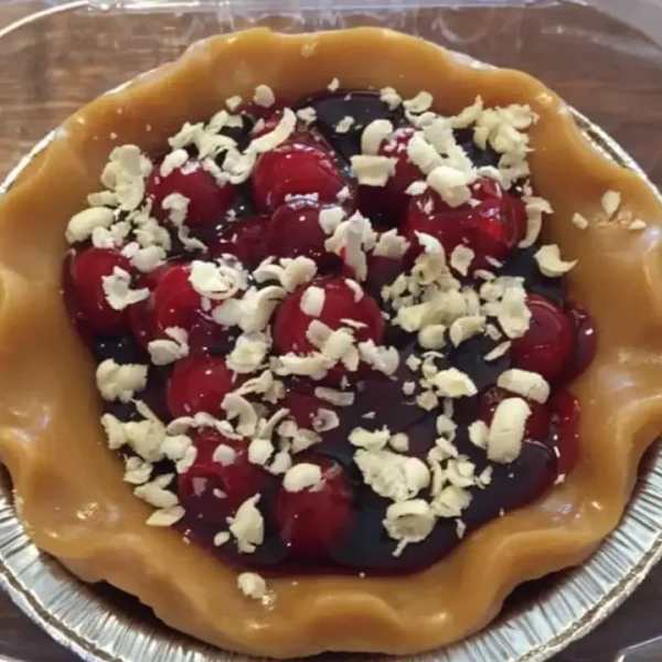 5" Cranberry Pie Tart Candle