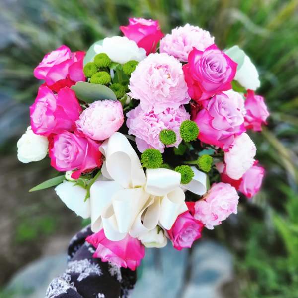 Pink Sapphire Hand Tied