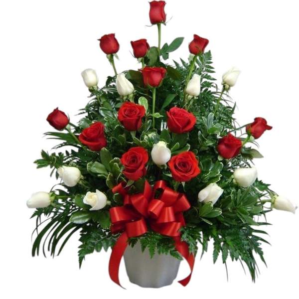 Red and White Bouquet
