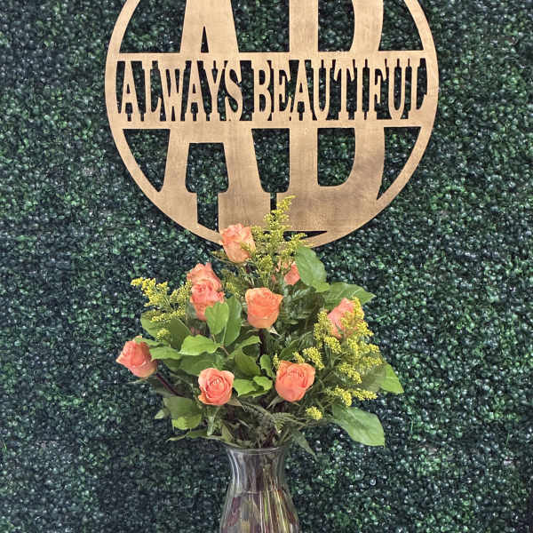 Dozen Long Stem Orange Roses