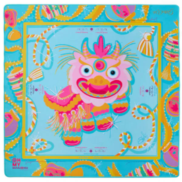 Glitterville Pink Dragon Mat