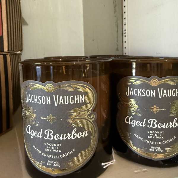 Jackson Vaughn Black Label 8oz Candle