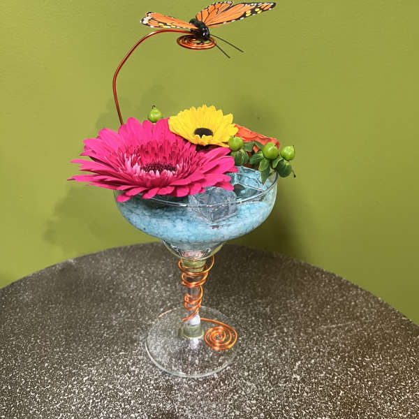 Cheers to You!!! Flower margarita
