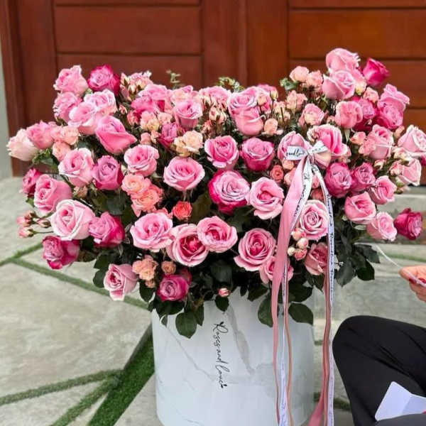 Pink Rosa-Same day flower delivery San Antonio