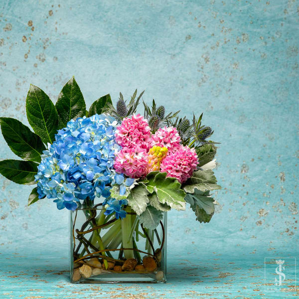 Spring Hyacinth & Hydrangeas