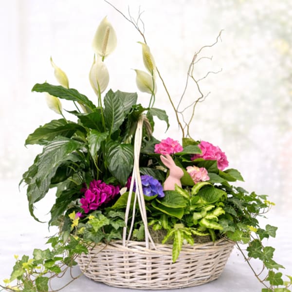 Springtime garden basket it's