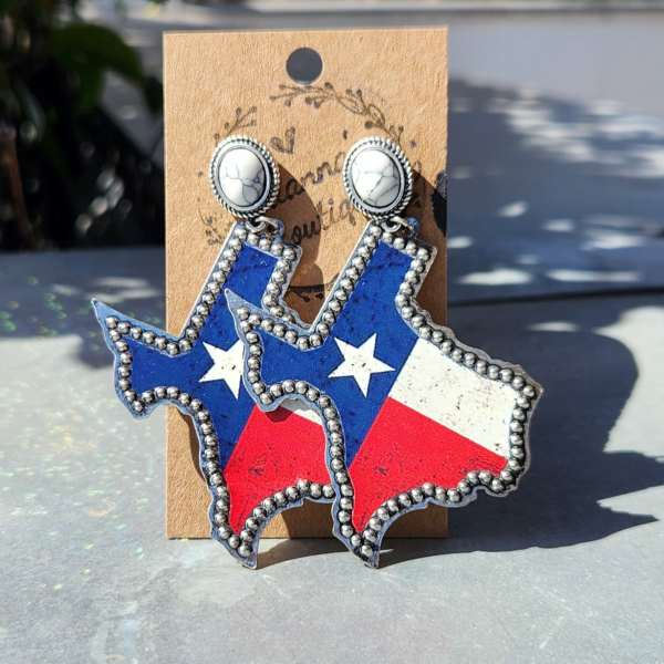 Texas Flag Earrings