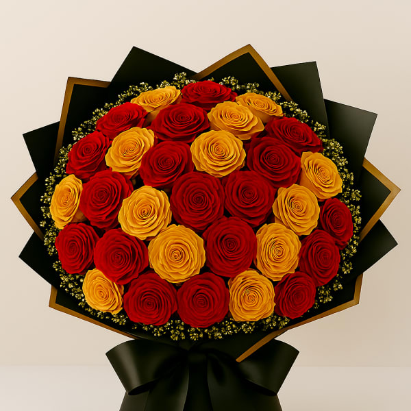 Ramo Rojo y Anaranjado by Latin Lady Luxe