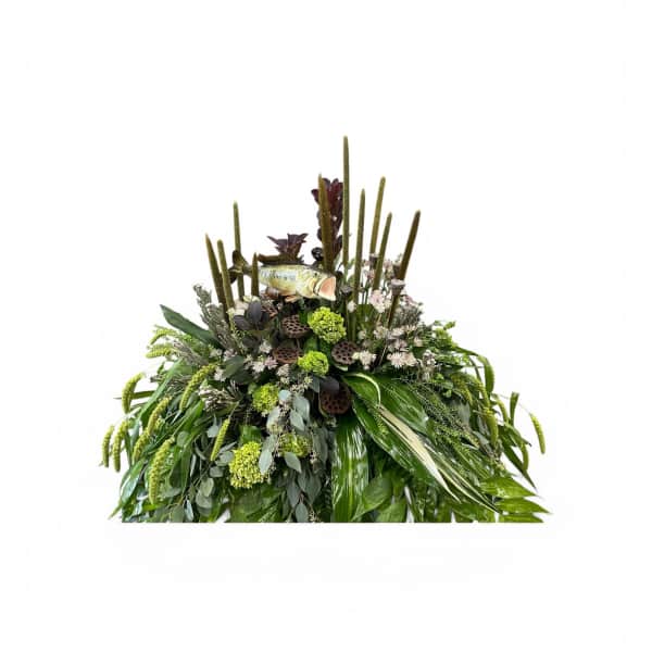 Gone Fish’n Casket Piece