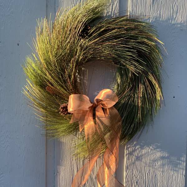 Long leaf pine wreath